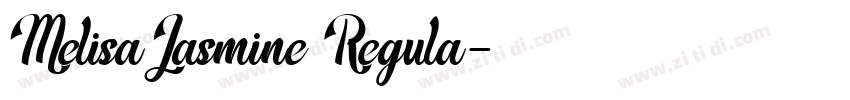 MelisaJasmine Regula字体转换